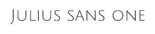Julius Sans One Julius Sans One