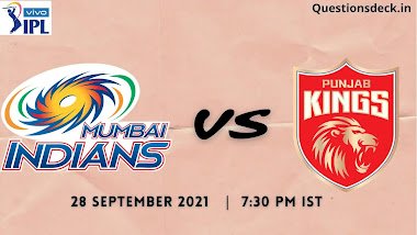 Mumbai Indians vs Punjab Kings
