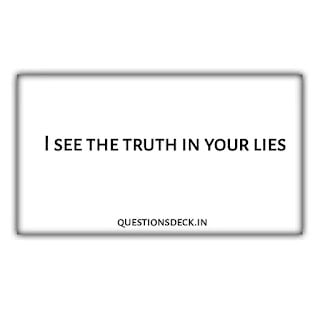 When Someone Is Lying and You Know the Truth Quotes