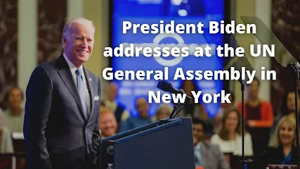 President Biden at UN assembly