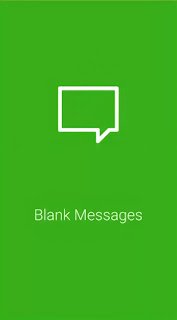 launch blank message app launch blank message app