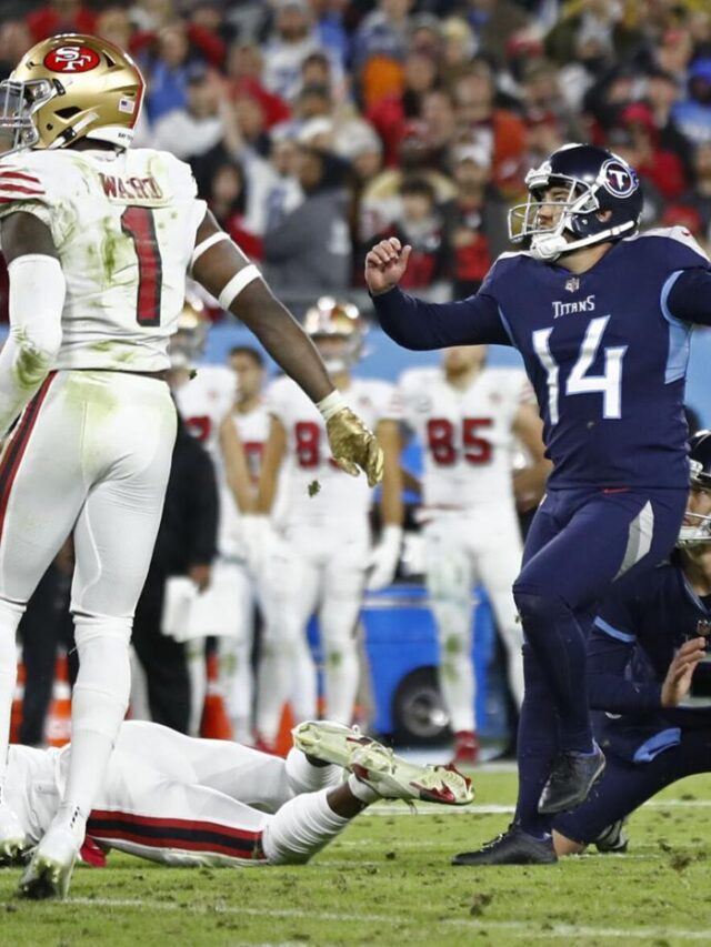 Titans widen lead in AFC South by edging 49ers