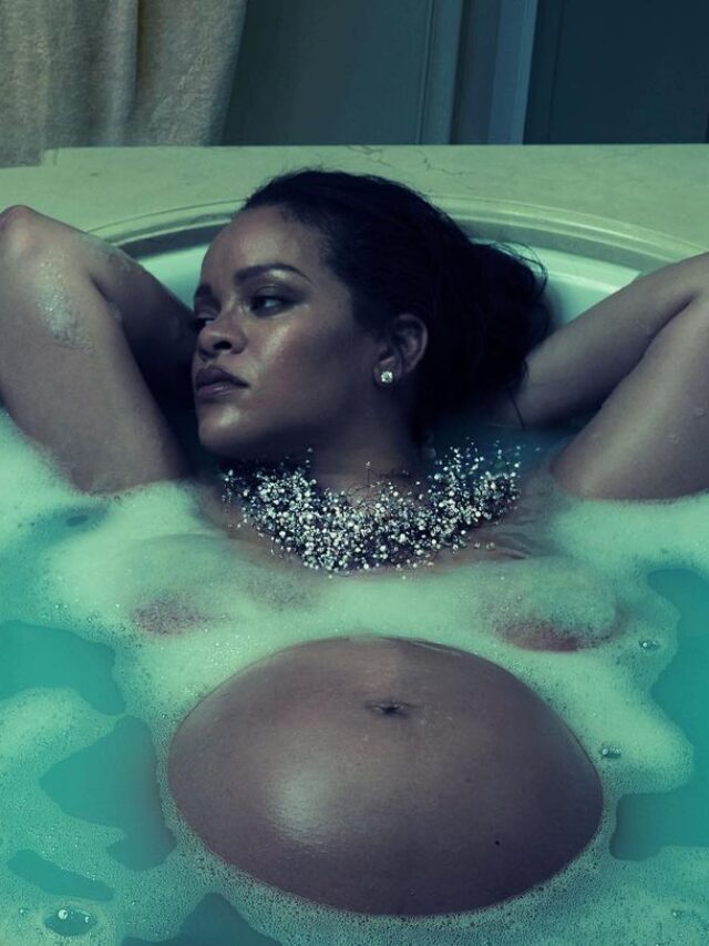 Pregnant Rihanna’s stylish and bold maternity shoot pics for Vogue