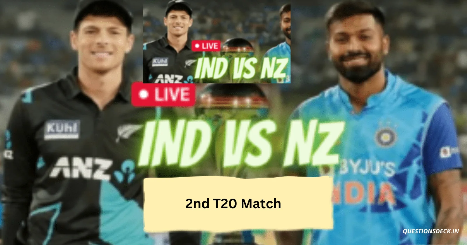India vs Newzealand live update 2nd match
