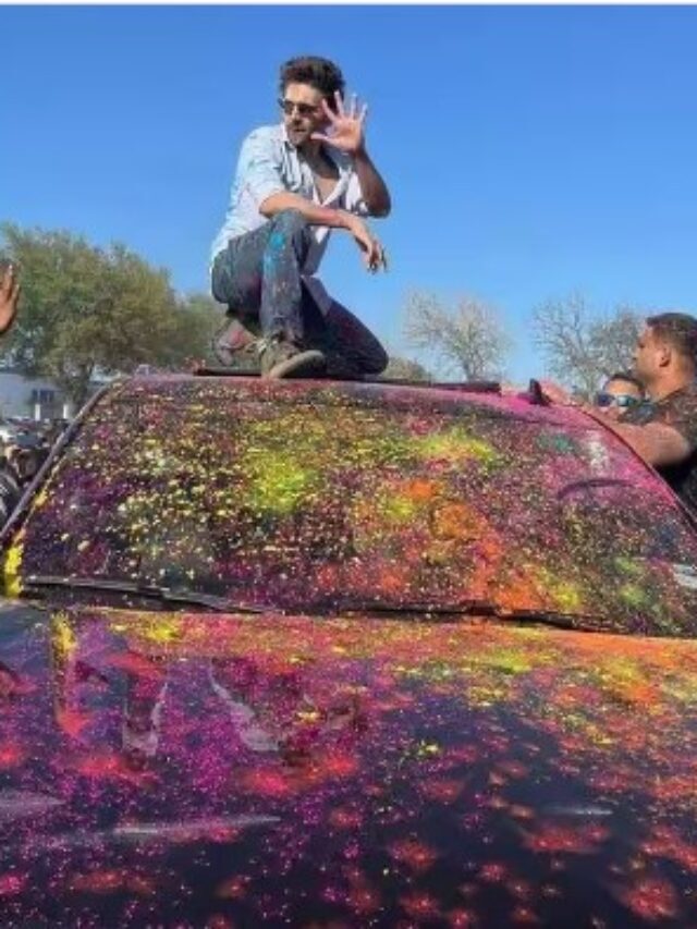 Kartik Aaryan Rocks Holi Festival in USA