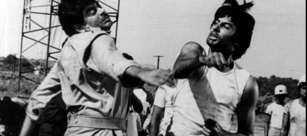 Satrugan Sinha and Amitabh bachan