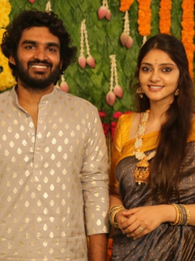 Kiran Abbavaram and his girlfriend Rahasya engagement